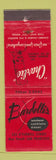 Matchbook Cover - Bardelli's Restaurant San Francisco CA