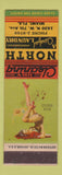 Matchbook Cover - North Laundry Miami FL pinup