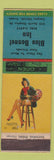 Matchbook Cover - Blue Bonnet Inn Corpus Christi TX pinup WEAR