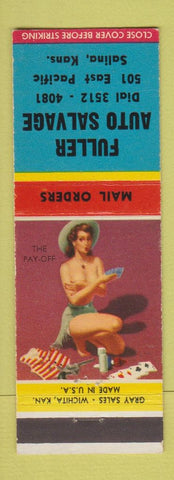 Matchbook Cover - Fuller Auto Salvage Salina KS pinup