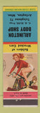 Matchbook Cover - Arlington Body Shop Arlington MN pinup low phone #