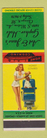 Matchbook Cover - Art & Jane's Gopher Hole Chicago IL pinup