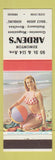 Matchbook Cover - Arden's Grocery Edmonton AB pinup