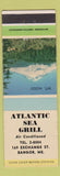 Matchbook Cover - Atlantic Sea Grill Bangor ME