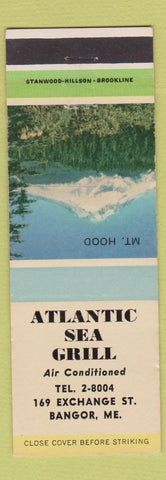 Matchbook Cover - Atlantic Sea Grill Bangor ME