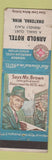 Matchbook Cover - Arnold Hotel Owatonna MN WORN