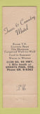 Matchbook Cover - Town and Country Motel Grants Pass OR WEAR