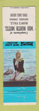 Matchbook Cover - Mid North Motel Burk's Falls ON pinup WEAR