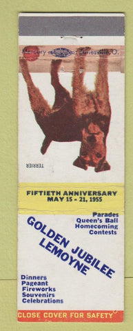 Matchbook Cover - Golden Jubilee Lemoyne PA 1955 Terrier Dog