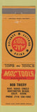 Matchbook Cover - Mac Tools Bob Thiery Huntington Beach CA