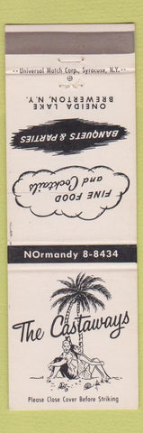 Matchbook Cover - The Castaways Brewerton NY girlie