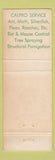 Matchbook Cover - Calpro Pest Control Pasadena CA