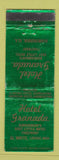 Matchbook Cover - Hotel Granada Birmingham AL WEAR