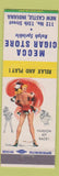 Matchbook Cover - Mecca Cigar Store New Castle IN pinup