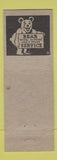 Matchbook Cover - Midvale Motor Serving towing Chattanooga TN pinup
