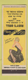 Matchbook Cover - Rudy's Grill McKees Rocks PA pinup girlie back