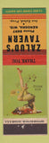 Matchbook Cover - Al's Taxi Bridgeport CT pinup