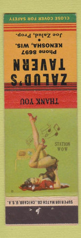 Matchbook Cover - Al's Taxi Bridgeport CT pinup