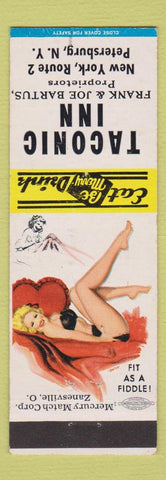 Matchbook Cover - Art Steiner Match Collector Fort Worth TX pinup