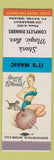 Matchbook Cover - Shirley Ann Grill Pittsburgh PA pinup BBQ
