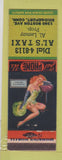 Matchbook Cover - Bar Grill McKeesport PA pinup