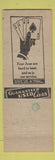 Matchbook Cover - Shirley Ann Grill Pittsburgh PA pinup BBQ