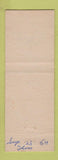 Matchbook Cover - Mecca Cigar Store New Castle IN pinup