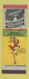 Matchbook Cover - United Matchonians Morgantown WV WWII pinup