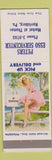 Matchbook Cover - Peters Esso oil gas Harrisburg PA pinup UNIVERSAL