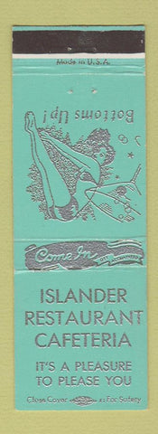 Matchbook Cover - Islander Restaurant Cafeteria girlie