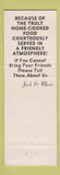Matchbook Cover - Looney's Restaurant Lapeer MI