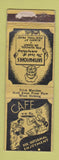 Matchbook Cover - Trick Matches Joke Gag girlie WORN POOR STRIKER