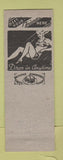 Matchbook Cover - Rudy's Grill McKees Rocks PA pinup girlie back