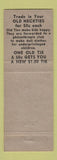 Matchbook Cover Samson's Men's Clothes Lee Big Yank Work Clothes Marcus Hook PA