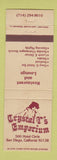 Matchbook Cover - Crystal T's Emporium San Diego CA girlie WEAR