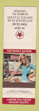 Matchbook Cover - Caltex oil gas Kitchener ON girlie