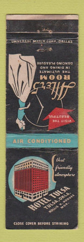 Matchbook Cover - Hotel Tulsa OK girlie WEAR