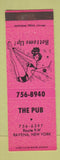 Matchbook Cover - The Pub Ravena NY girlie