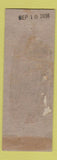 Matchbook Cover - SAMPLE Manicuring WORN 1938