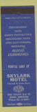 Matchbook Cover - Skyland Motel Bend OR