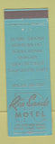 Matchbook Cover - Rio Sands Motel Aptos CA WEAR TEAL