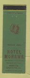 Matchbook Cover - Hotel Mohawk Lock Haven PA Indian GREEN