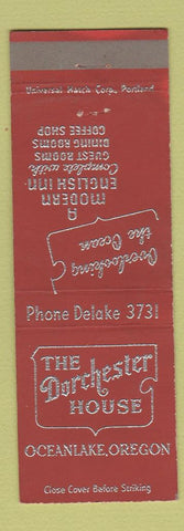 Matchbook Cover - Dorchester House Oceanlake OR