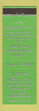 Matchbook Cover - Sleepy Hollow Motel Biddeford ME GREEN
