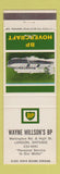 Matchbook Cover - BP oil gas Hovercraft London ON Wayne Millson's
