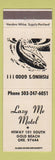 Matchbook Cover - Lazy Me Motel Gold Beach OR