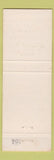 Matchbook Cover - Sleepy Hollow Biddeford ME ORANGE
