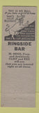 Matchbook Cover - Ringside Bar Muskegon MI pinup