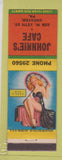 Matchbook Cover - Johnnie's Cafe Chester PA pinup Terry Says girlie