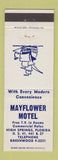 Matchbook Cover - Mayflower Motel High Springs FL